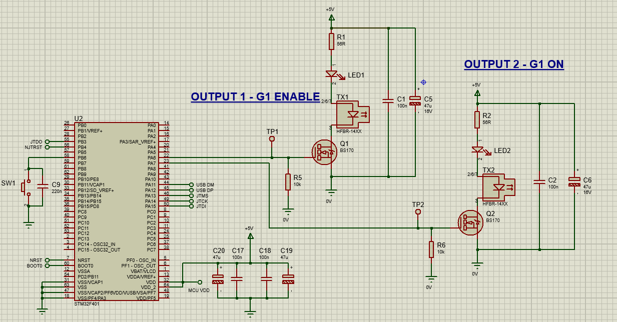 G1 En & G1 On Output