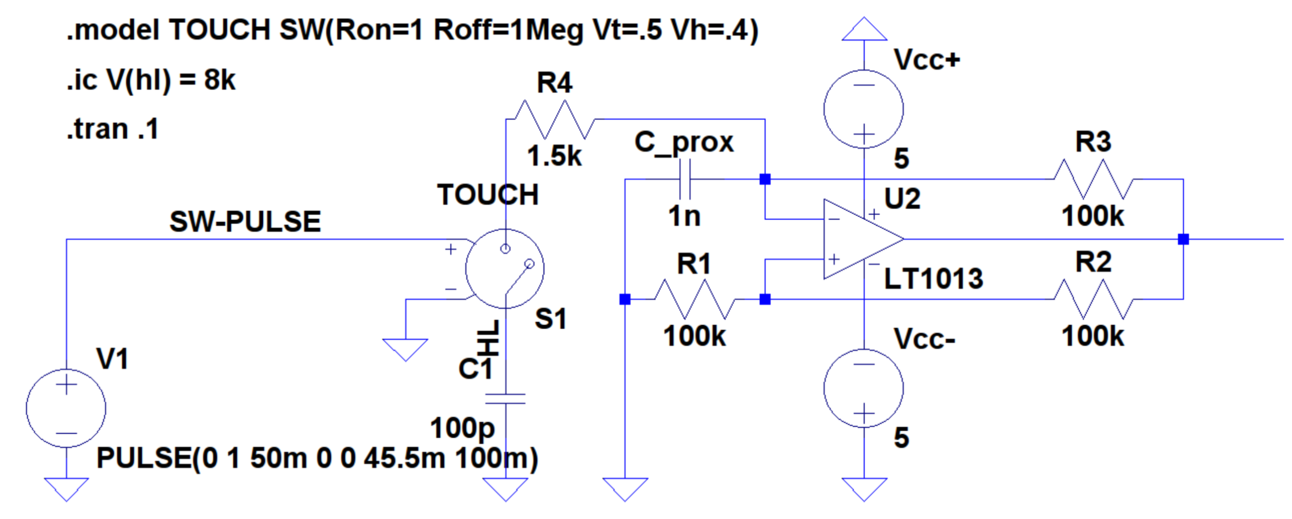 Relaxation Oscillator Schematic